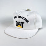 rust tractor cat hat
