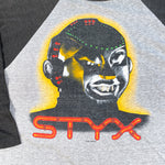 Vintage 1983 Styx Kilroy Was Here Tour Raglan T-Shirt