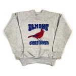 Vintage 90's Elmont Cardinals Kids Youth Heather Grey Sweatshirt