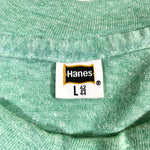 Vintage 70's Hanes Seafoam Green Heather Blank T-Shirt