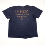 Vintage 1989 Cher Heart of Stone Tour T-Shirt