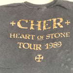 Vintage 1989 Cher Heart of Stone Tour T-Shirt