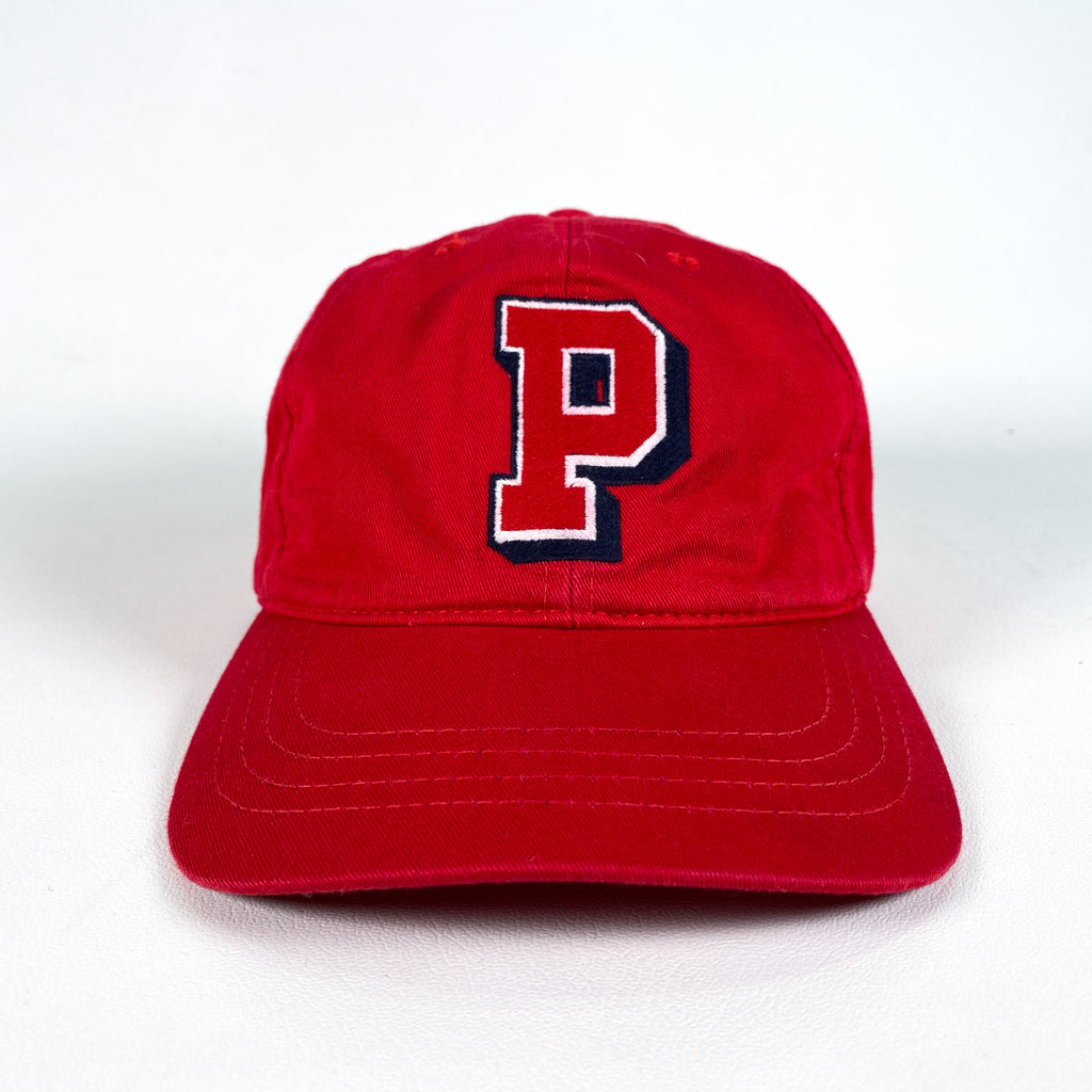 Vintage 90's Polo Sport Ralph Lauren P Red Strapback Hat