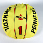 Vintage 80's Pennzoil Racing Indy Racing Snapback Flat Cap Hat