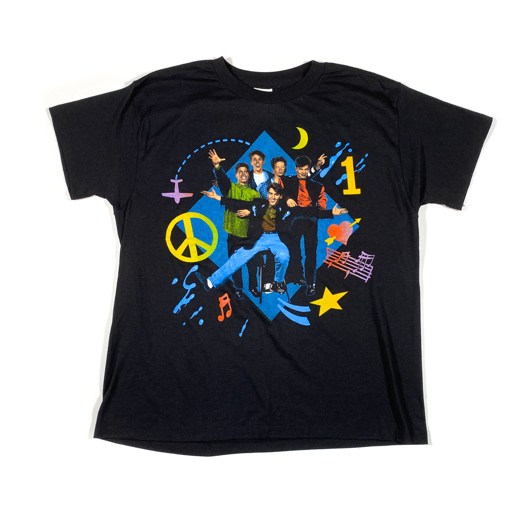 Stearinlys Fortæl mig Empirisk Vintage 80's New Kids on the Block T-Shirt – CobbleStore Vintage