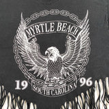Vintage 1996 Harley Davidson Myrtle Beach SC Fringe Biker T-Shirt