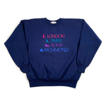 Vintage 90's Richmond Virginia RVA Worldwide Crewneck Sweatshirt