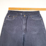 Vintage 90's Carhartt Black Faded Denim Size 40x32 Jeans