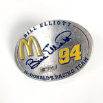 Vintage 1998 Bill Elliott NASCAR McDonald's Belt Buckle