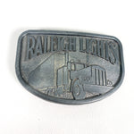 Vintage 80's Raleigh Lights Trucking Belt Buckle