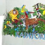 Vintage 1991 Rainforest Habitat Wrap T-Shirt