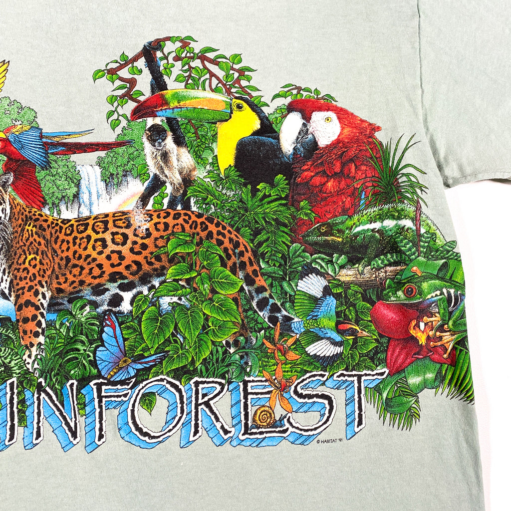 Vintage 1991 Rainforest Habitat Wrap T-Shirt – CobbleStore Vintage