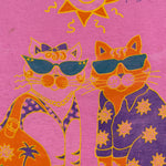 Vintage 90's Nags Head NC Cat T-Shirt