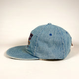 Vintage 90's San Francisco Souvenir SF Tourist Denim Strapback Hat