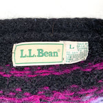 Vintage 80's LL Bean Nordic Mohair Cardigan Sweater