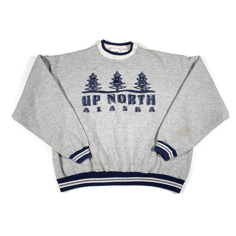 Vintage 90's Up North Alaska Crewneck Sweatshirt