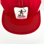 Vintage 90's Archer Lubricants Red K-Products Made in USA Trucker Hat