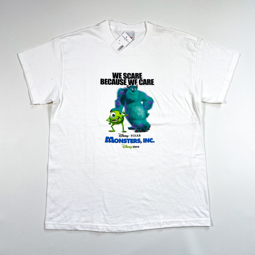 monsters inc shirt Vintage 2001 Monsters Inc. Disney Pixar Movie Promo Youth Large T-Shir – CobbleStore Vintage