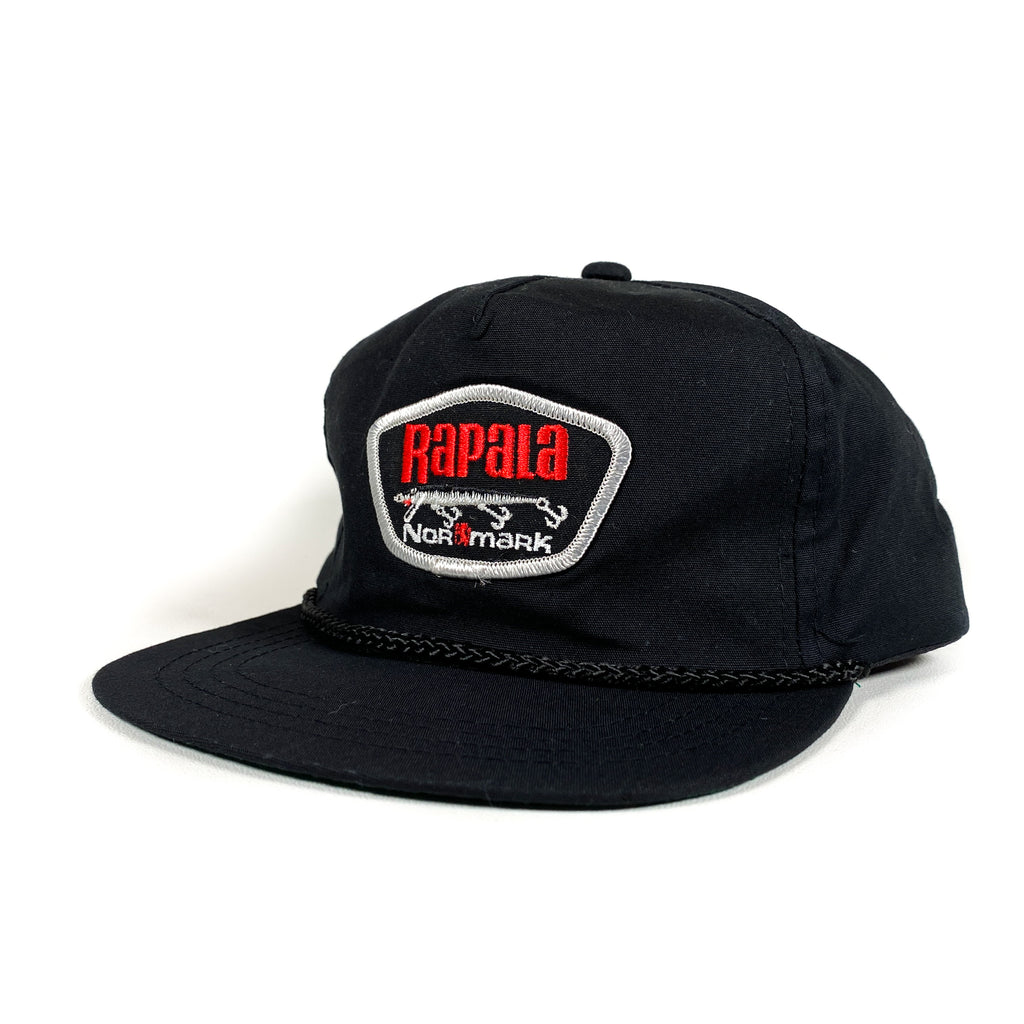 Vintage 90's Rapala Normark Fishing Lures Fisherman Black Rope Hat –  CobbleStore Vintage