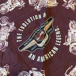 Vintage 90's Harley Davidson 95th Anniv Evolution Bandana