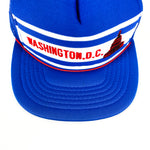 Vintage 80's Washington DC Capitol Souvenir Tourist Rope Trucker Hat