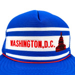 Vintage 80's Washington DC Capitol Souvenir Tourist Rope Trucker Hat