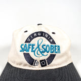 Vintage 90's Virginia Safe and Sober Hat