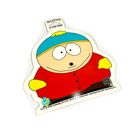Vintage 1998 Cartman South Park Glow in the Dark Sticker