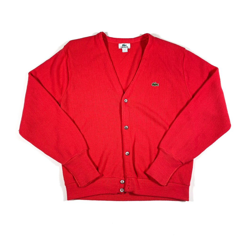 Tale professionel til bundet Vintage 80's Lacoste Pink Cardigan Sweater – CobbleStore Vintage