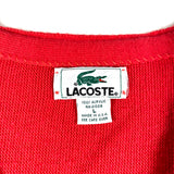 Vintage 80's Lacoste Pink Cardigan Sweater
