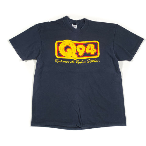 Vintage 80's Q94 Richmond Radio Station T-Shirt