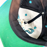 Vintage 90's San Jose Sharks NHL Ice Hockey Front Row Snapback Hat