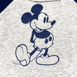 Vintage 80's Mickey Mouse Raglan Disney Hoodie Hooded Sweatshirt