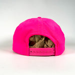 neon pink hat