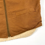 Vintage 1986 Carhartt Sherpa Pile Lined USA Made 6SV Canvas Vest