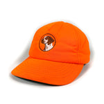 Vintage 80's Hunting Dog Safety Orange Earflap Hat