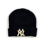 Vintage 90's New York Yankees Black Beanie
