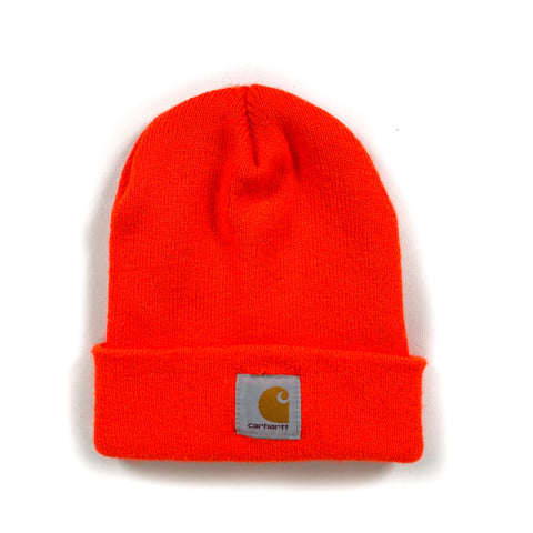 Vintage 90's Carhartt Safety Orange Beanie