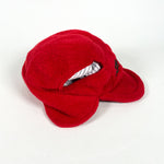 Vintage 90's LL Bean Red Fleece Toddler Trapper Hat