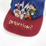 Vintage 1995 Looney Tunes Blackboard Mania Detention Hat