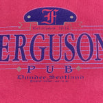 Vintage 90's Ferguson's Pub Dundee Scotland Crewneck Sweatshirt