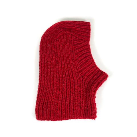 Vintage 90's Wool Hand Knit Balaclava Hat