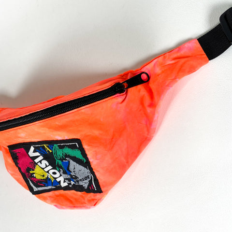 Vintage 80s North Face Red Nylon Fanny Pack