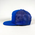 Vintage 80's Ohio Souvenir Tourist Blue Puff Blue Snapback Trucker Hat