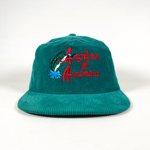 Vintage 90's Bass Anglers of America Green Corduroy Fishing Hat –  CobbleStore Vintage