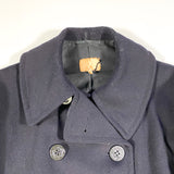 Vintage 50's USN 740N Military Naval Pea Coat Jacket