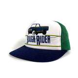 Vintage 80's Rough Rider Truck Tri Color Snapback Trucker Hat