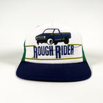 Vintage 80's Rough Rider Truck Tri Color Snapback Trucker Hat