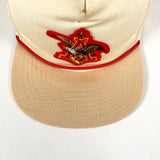 Vintage 80's Anheuser Busch Beer USA Made Snapback Rope Hat