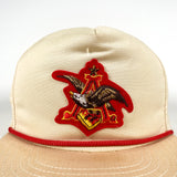 Vintage 80's Anheuser Busch Beer USA Made Snapback Rope Hat